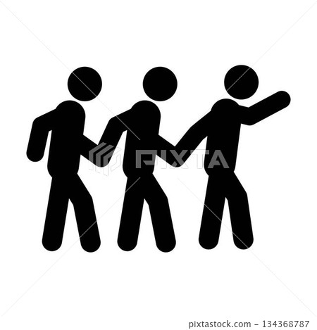 Team support icon 134368787