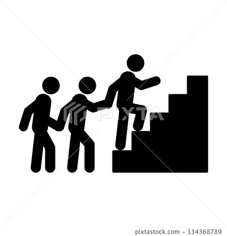 Business growth icon 134368789