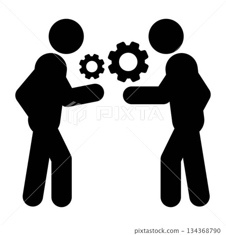 Problem solving icon  134368790