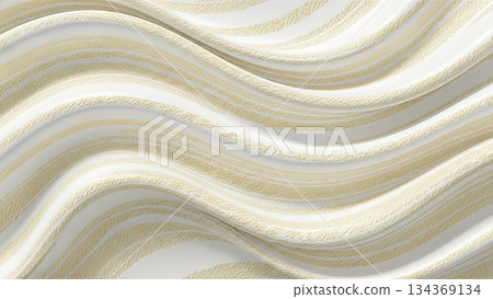 Abstract white and gold wavy lines texture background with 3d relief surface suitable for luxury wallpaper or interior wall design Abstract white and gold wavy lines texture background with 3d relief surface suitable for luxury wallpaper or interior wall design 134369134