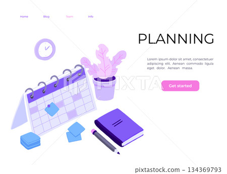 Isometric planning business task schedules for the week. Online business schedule, planning schedule, news, reminder, and events concept. Isometric planning business task schedules for the week. Online business schedule, planning schedule, news, reminder, and events concept. 134369793