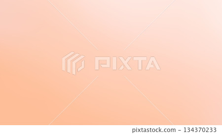 Abstract peach fuzz color vector banner. Blurred light fresh orange delicate gradient background. Pastel pink Liquid stains with free space banner. Vector gentle gradient backdrop 134370233