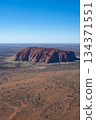 Uluru aerial view 134371551