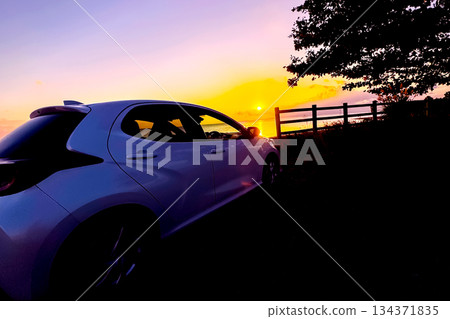 Okinawa Sunset Drive Magic Hour 134371835