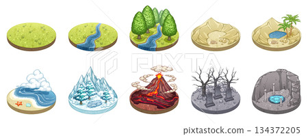 遊戲風格地圖圖示集 134372205