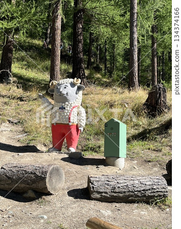 Wally, the mascot of Zermatt, Switzerland 134374166