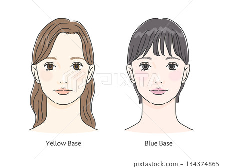 女性冷暖膚色 2 134374865