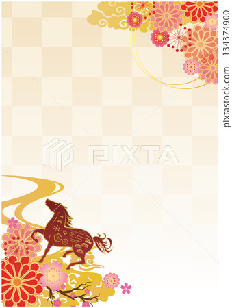 2026年馬年新年背景 2026年馬年新年背景 134374900