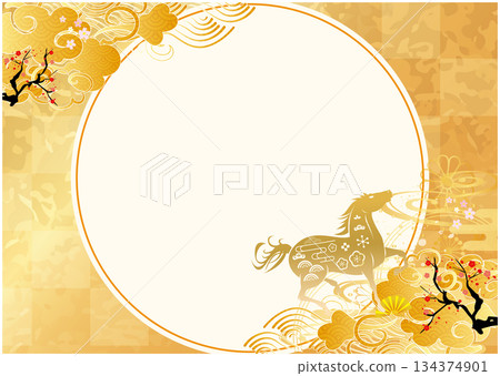 2026年馬年新年背景 134374901