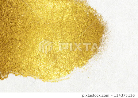 A luxurious background with gold patterns on white Japanese paper A luxurious background with gold patterns on white Japanese paper 134375136