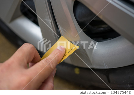 Make scratches on tire wheels less noticeable Make scratches on tire wheels less noticeable 134375448