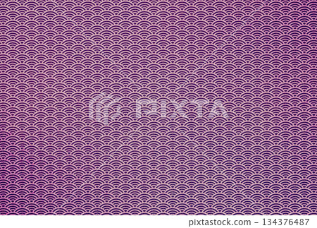 Background image 17 with a purple fabric and a white Seigaiha pattern gradient 134376487