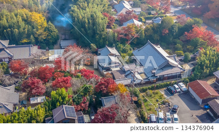Nov 27 2025 Peaceful Ekou in Temple Surrounded by Japanese Nature 134376904