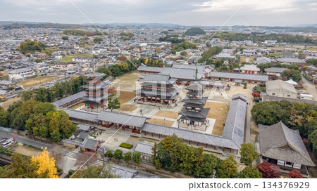 Nov 27 2025 Magnificent Yakushi ji Temple in Historic Nara Japan Nov 27 2025 Magnificent Yakushi ji Temple in Historic Nara Japan 134376929