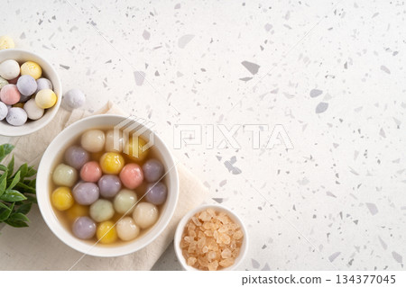 glutinous rice balls winter solstice colorful five elements colorful tangyuan タンユエン もち団子 glutinous rice balls winter solstice colorful five elements colorful tangyuan タンユエン もち団子 134377045