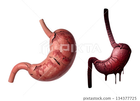 胃部不適的圖片插圖 134377725