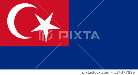 Flag of Johor 134377889