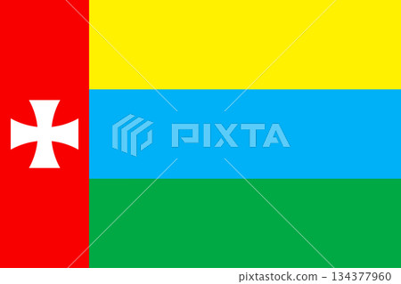 Flag of Kremenets Raion in Ternopil Oblast 134377960