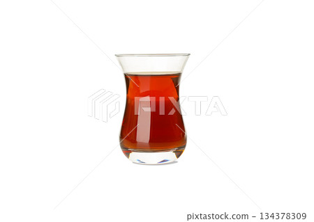 Ramadan, Traditional tea in a glass, isolated, PNG Ramadan, Traditional tea in a glass, isolated, PNG 134378309