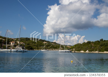Bay of Ionian sea, Paxos, Greece 134378355