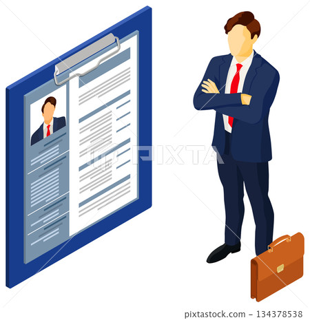 Isometric Employment and Hiring Concept Isometric Employment and Hiring Concept 134378538