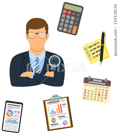 Auditing, Tax process, Accounting Concept Auditing, Tax process, Accounting Concept 134378539