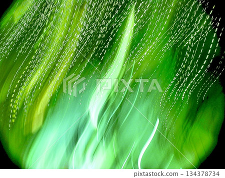 Fantastic flowing green light abstract graphic background material Fantastic flowing green light abstract graphic background material 134378734