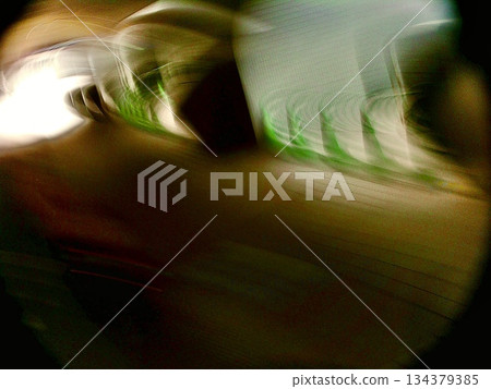 Light-distorted triangular cones and urban movement Abstract motion background material Light-distorted triangular cones and urban movement Abstract motion background material 134379385