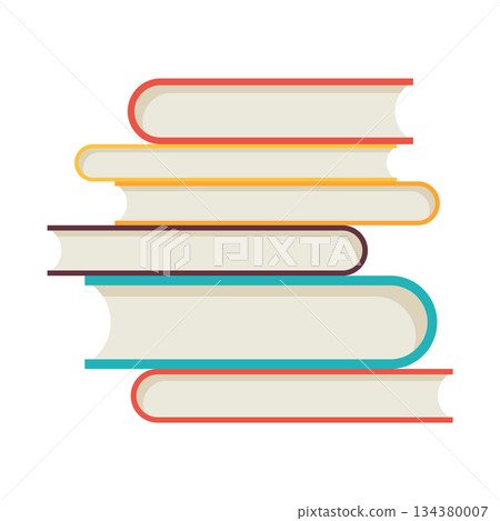 Vector books icon. Learning or education concept. Hand drawn educational symbol for book lovers. Reading, learn and receive education through books. Read more books Vector books icon. Learning or education concept. Hand drawn educational symbol for book lovers. Reading, learn and receive education through books. Read more books 134380007