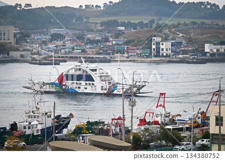 【韓國/麗水市】連接大陸和小行島的渡輪 134380752