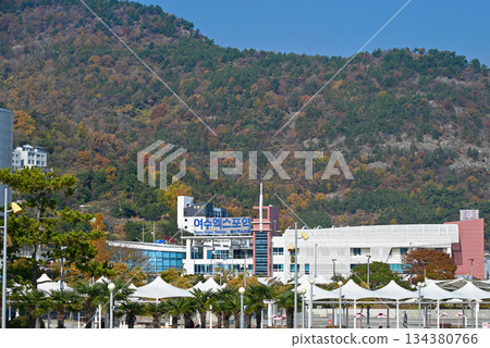 [Korea/Yeosu City] Scenery of Yeosu Expo Station 134380766