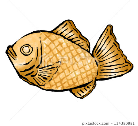 看起來很美味的鯛魚燒 看起來很美味的鯛魚燒 134380981