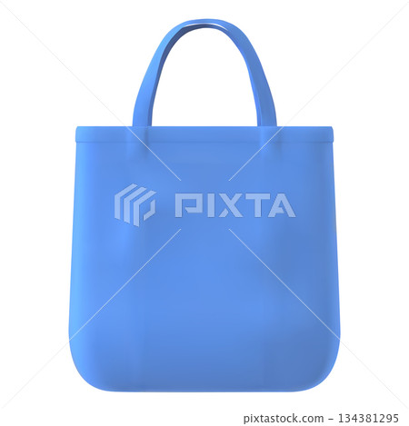 Tote bag mockup, realistic blue fabric shopping bag, canvas hanging shopper bag with handles, corporate identity item Tote bag mockup, realistic blue fabric shopping bag, canvas hanging shopper bag with handles, corporate identity item 134381295