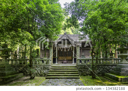 秋月八幡神社，參拜殿，福岡縣朝倉市 134382188