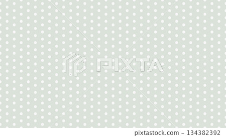 綠色背景有一排白色圓點。小圓點。 134382392