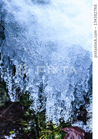 冬日的羊蹄山：泉水造就的奇幻冰雪世界 134382768