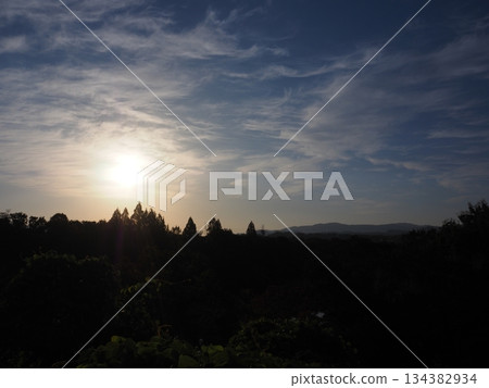美妙的日落風景 134382934