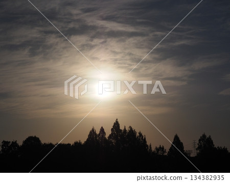 美妙的日落風景 134382935