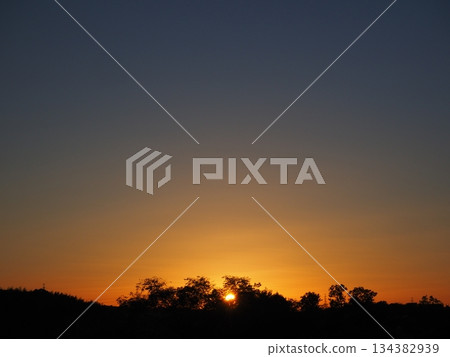 Fantastic sunset scenery Fantastic sunset scenery 134382939
