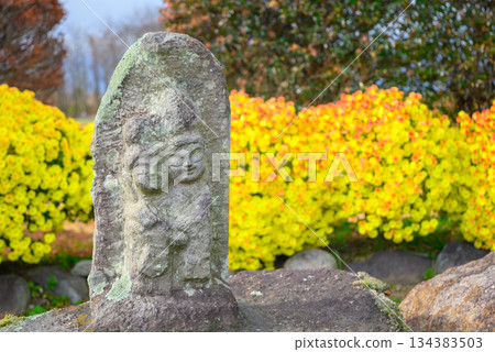 淺藍色地藏菩薩像 [保高，安曇野市] 134383503