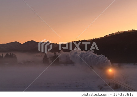 Banetsu West Line SL擁有雪景 Banetsu West Line SL擁有雪景 134383612