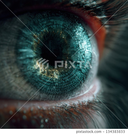 Digital Eye: Glimpse into AI's Future Vision 134383833