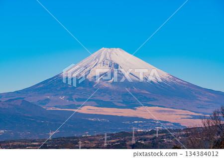 [Shizuoka Prefecture] Mount Fuji as seen from Izu 134384012