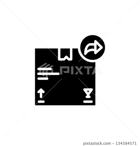 share product vector icon solid style. Perfect for website, application, commerce, presentation, logo and more. simple, thin and modern solid icon 134384571