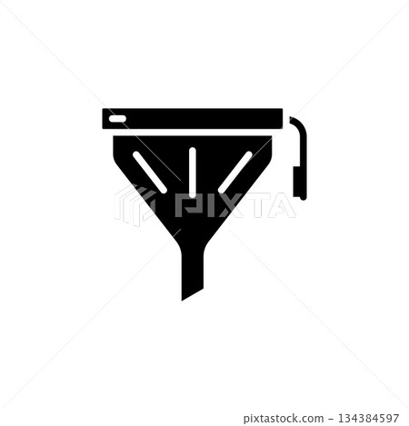 filter vector icon solid style. Perfect for website, application, commerce, presentation, logo and more. simple, thin and modern solid icon filter vector icon solid style. Perfect for website, application, commerce, presentation, logo and more. simple, thin and modern solid icon 134384597