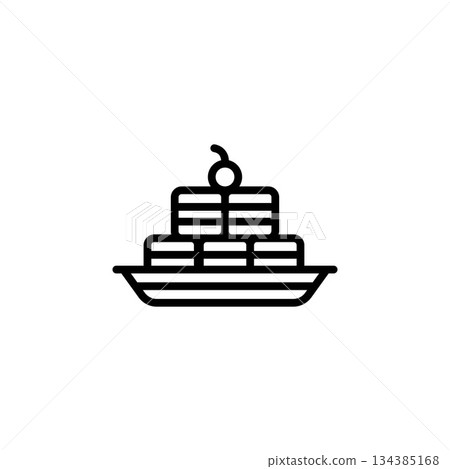 macaroni vector icon. bakery icon outline style. perfect use for logo, presentation, website, and more. simple modern icon design line style macaroni vector icon. bakery icon outline style. perfect use for logo, presentation, website, and more. simple modern icon design line style 134385168