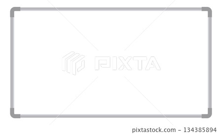 Illustration of a simple whiteboard 134385894