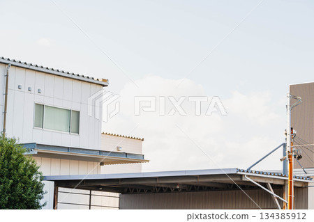 工廠和天空 134385912