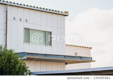 Factory and sky Factory and sky 134385961