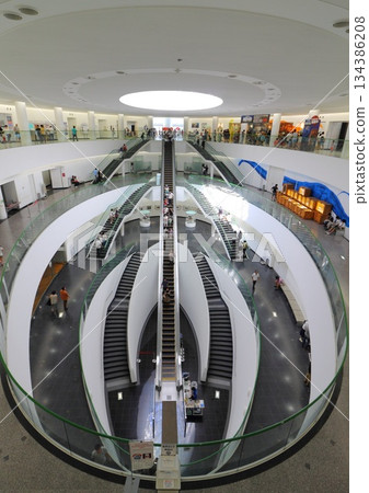 Escalator hall at Fukui Prefectural Dinosaur Museum Escalator hall at Fukui Prefectural Dinosaur Museum 134386208